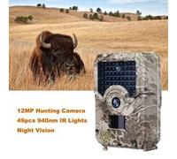 Appareil photo hybride GENERIQUE 12MP photo Night Trap Vision 49pcs LED 1080P caméra vidéo sauvage Hunting Trail wedazano119