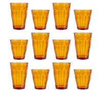 12pc Duralex Picardie Verres à Whisky & Gobelets Ambre Jus Cocktail