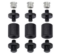 12pcs 1/4" 3/8" Tripod Adapter for DSLR Camera Tripod Shoulder Mount Flash Mount for Camera LED Panel GoPro Tripod Mount