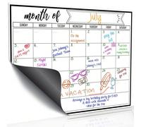 12pcs/11/6/3/2/1/Set Calendrier Magnétique Effaçable pour Réfrigérateur, Liste de Courses, Mémo, Planificateur Familial Mensuel, Menu, Décoration de Cuisine, Accessoires de Réfrigérateur, Pour les Lis