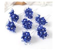 12Pcs 12cm Artificial Chiffon Flower Rose Bouquet For Home Room Decor DIY Scrapbooking Garland Wreath Wedding Decoration(Color 7)