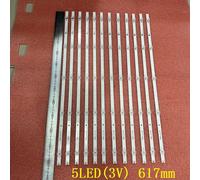 12pcs 5LED For 1 TV Barre de rétro-éclairage LED 5 pièces/ensemble, pour Sharp LC-65Q7370U Hisense H65E3A H265AS5 HZ65A55 H65E3A-Y JL.D65051330-365AS-M-V02 Nipseyteko