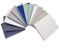 12pcs 75x100mm Ponçage Éponge Bloc Tampon Papier De Verre 400 1000 1500 3000 Grain Flocage Papier Abrasif Éponge Feuilles Abrasives, 75x100mm, 400