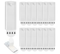 12Pcs Accroche Tableau Sans Percer, Grand Accroche Universelle Adhésive pour Tableaux, Forte Capacité de Charge, Bandes de Suspension Résistantes à l'Eau Amovibles Fixations pour Accrocher des Cadres