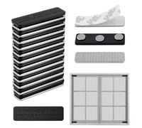 12Pcs Aimant Rideau, Stores de Fenêtre Aimants avec Adhésif Clips Magnétiques, Accessoire de Store Occultant pour Fenêtre Maison Stores Bureau Chambre à Coucher