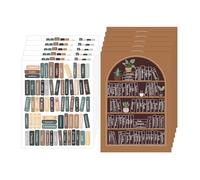 12pcs Autocollants de Suivi de Lecture La Bible, Autocollants Étagères Livres Bibliques Cadeaux pour Chrétiens Amoureux Des Livres Fournitures d'Étude pour Une Lecture Plus Approfondie Du Livre