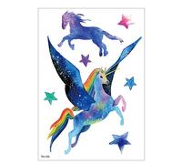 12pcs Autocollants De Tatouage Imperméables De Dessin Animé Pour Enfants Autocollants Pour Enfants Autocollants De Tatouage Temporaire Flamant Licorne M819