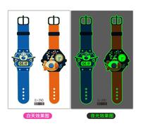 12pcs Autocollants De Tatouage Lumineux Pour Enfants Imperméable Dinosaure Licorne Dessin Animé Montre Lumineuse Autocollants De Tatouage M3279