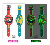 12pcs Autocollants De Tatouage Lumineux Pour Enfants Imperméable Dinosaure Licorne Dessin Animé Montre Lumineuse Autocollants De Tatouage M3818