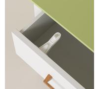 12pcs Baby Safety Cabinet Locks Child Proof Drawer Locks With Screws,Kids Latch For Drawers And Cabinets (White)