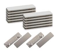 12PCS Bande Magnetique Adhesive, 45 x 13 mm, Plaque Aimantée Murale 4, Badge Aimanté et Porte Multifonction, Système Fixation Sans Perçage pour Aimants Muraux Puissants Et Antidérapants Cadres