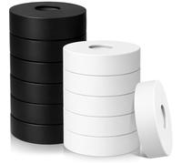 12Pcs Black White Paint Cakes Washable Paint Sticks Refill Pack Large Classroom Art Supplies for Painting Drawing Crafts