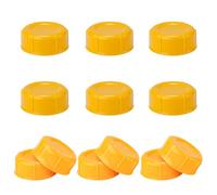 12pcs Bouchons Étroits pour Biberons Dr Brown, Sans BPA Bouchons Voyage Anti-Fuites Couvercles Rangement pour Biberons avec Joint d'Étanchéité Pièces Rechange pour Medela Ameda (Orange)