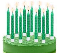 12pcs Bougies d'Anniversaire Thème Tortues, Jolie Bougie Coquille Tortue Dessin Animé Bougie d'Anniversaire Verte Bougies d'Anniversaire Tortue Décorations Fête d'Anniversaire Fête Thème Verte