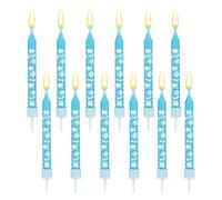 12pcs Bougies Décoratives Chien Dessin Animé, Bougies Décoratives d'Anniversaire Kawaii pour Anniversaires d'Enfants et Fêtes Prénatales