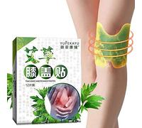 12pcs/Box Knee Discomfort Relief Plaster Moxa Hot Moxibustion Leg Pain Relief Wormwood Sticker Self Heating Warming Meridians Patches Plaster (24pcs/2 boxs)