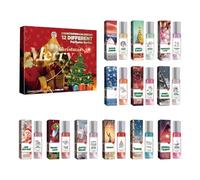 12PCS Calendrier De L'avent Parfum 2025, Calendrier De L'avent Femmes 2025, Ecdf Pheromone Parfum Femme, Eclat De Femme Elixir De Pheromone, Parfum Feromone Pour Femmes, Huile Parfumée Corps