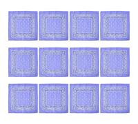 12pcs Cashew Flower Print Headscarf Large Square Head Scarf Fashion Bandana Headscarf for Outdoor Activity Colorful Bandana Head Scarf