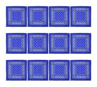 12pcs Cashew Flower Print Headscarf Large Square Head Scarf Fashion Bandana Headscarf for Outdoor Activity Colorful Bandana Head Scarf