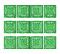 12pcs Cashew Flower Print Headscarf Large Square Head Scarf Fashion Bandana Headscarf for Outdoor Activity Colorful Bandana Head Scarf