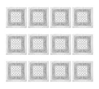 12pcs Cashew Flower Print Headscarf Large Square Head Scarf Fashion Bandana Headscarf for Outdoor Activity Colorful Bandana Head Scarf