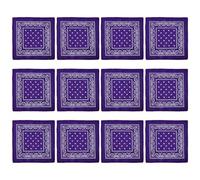 12pcs Cashew Flower Print Headscarf Large Square Head Scarf Fashion Bandana Headscarf for Outdoor Activity Colorful Bandana Head Scarf