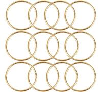 12Pcs Cercle Métal, BetterJonny 13cm Cercle Attrape Reve Cerceau Dream Catcher Anneaux en Métal Anneaux Métalliques pour Couronne Cercles Floraux en Métal pour Cerceau Floral Couronne Attrape Reve
