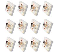 12Pcs Christmas Chocolate Gift Box 12 Slot Paper Packaging Cookie Candy for Wedding Celebration Chocolate Packaging