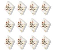 12Pcs Christmas Chocolate Gift Box 12 Slot Paper Packaging Cookie Candy for Wedding Celebration Chocolate Packaging