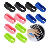 12PCS Clips d'acupression migraine & stress - Set anneaux acupression portables, bracelets réutilisables pour massage mains, détente, anti-stress, soulagement maux de tête, fatigue, sommeil, sport