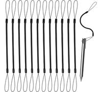 12pcs Cordons Élastiques, 24cm Cordon pour Stylet Tactile Rétractable Sangle à Ressort Anti-Perte Cordon pour Stylet Laisse pour Stylo pour Attacher Le Stylet à l'Écran Tactile la Tablette