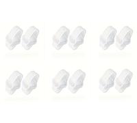 12pcs Correcteur d'orteils en gel, Réutilisable Separateur Orteil, Matériau en Silicone Souple avec 2 Boucles, Hommes et Femmes pour Douleurs d'oignons et les Chevauchements d'orteils