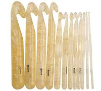 12pcs crochets crochets confortables aiguilles de couture durables pour tricot-pulls couverture écharpe