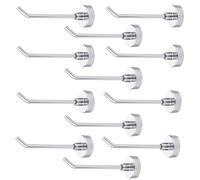 12pcs Crochets Magnétiques, 0,77kg Très Résistants Crochets Aimantés à Suspendre 7,6cm de Long Détachables Crochet Aimanté Frigo pour Cabines Croisière Serviettes Grill Réfrigérateur(Argent)