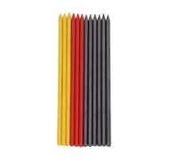 12pcs HB Carpenter crayon recharge de recharge 2,8 mm noir rouge jaune mécanique profond trous en charpentier kit de recharge crayon
