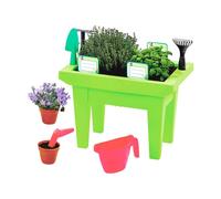 12pcs. jardin potager surélevé pour enfants + accessoires jardin potager précoce plantes aromatiques jardinière potager