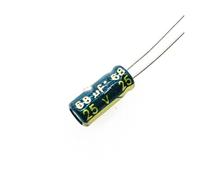 12pcs/lot 25V 68UF 5 * 11 High Frequency Low Impedance Aluminum Electrolytic Capacitor 68uf 25v 20% NWPNLXEA
