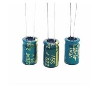 12pcs/lot Low ESR/Impedance high frequency 35v 220UF aluminum electrolytic capacitor size 8 * 12 220UF35V 20% NWPNLXEA