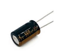 12pcs/lot P14 Low ESR/Impedance high frequency 35v 560UF aluminum electrolytic capacitor size 10 * 20 560UF35V 20% Capacitance