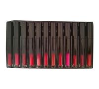 12pcs Matte Liquid Lipstick Set Tapis À Lèvres Maquillage Long Lastering Lisprools Matte Lipsticks Set Pour Womens Girls Tapis À Lèvres Tints Tints Lip Gloss Long Lasting