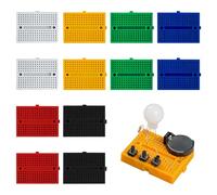 12PCS Mini Breadboard, SYB 170, Breadboard Kit De Prototype Sans Soudure Pour Projets Électroniques Mini Breadboard De Test Réutilisable Pour Apprentissage Circuit Et Kit Electronique Modulaire