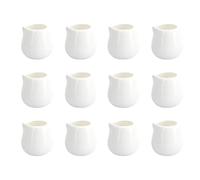 12PCS Mini Ceramic Creamer, Small Syrup Pitcher pour Lait, Café, Sauce
