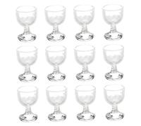12pcs Mini Verres à vin, 0, 6x0, 4 Mini Wine Dollhouse Miniatures Résine 1/12 Accessoires à l'échelle pour Dollhouse Kitchen Toys |.Bouteilles