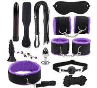12pcs Nouveau Jeu D'EntraîNement, Aide à DéTendre Les Muscles Et à AméLiorer L'Ensemble De Force Musculaire - Cadeau De Couple - D-5 (Violet)