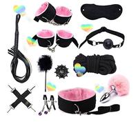 12pcs Nylon Jeu De RôLe Ensemble, Nylon Corde + Plume BâTon, Famille Portable Ensemble-Formation Accessoires D-6 (Rose)
