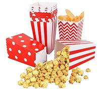 12pcs Popcorn Boite petite boite pop corn mini boite pop corn paquet pop corn Conteneurs de Bonbons en Papier Sacs De Papier De Maïs éclatés pour Les Anniversaires Soirée Cinéma Carnaval Fête