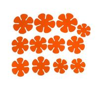12pcs Pot Pan Protecteur Poussions d'empilement en feutre Diviseurs Séparateurs Séparateurs de cuisine Fournitures de cuisine (Orange)