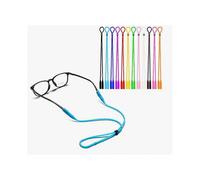 12Pcs Premium Leather Eyeglass Straps, Anti-Slip Eyeglass Chains Lanyard, Adjustable Eyewear Retainers, Sport Sunglass Retainer Holder Strap for Men A