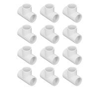 12pcs PVC TEE PIPE RAPPORTS (20 mm)