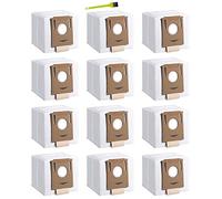 12pcs Sacs à Poussière pour ECOVACS DEEBOT N8/N8 Pro/N8 Pro Plus/N8 PRO CARE, OZMO T8/T8/OZMO T8+, T9/T9+/T9 AIVI, yeedi vac 2 pro/vac max/vac hybrid/yeedi vac Station, Sacs À Poussière de Rechange
